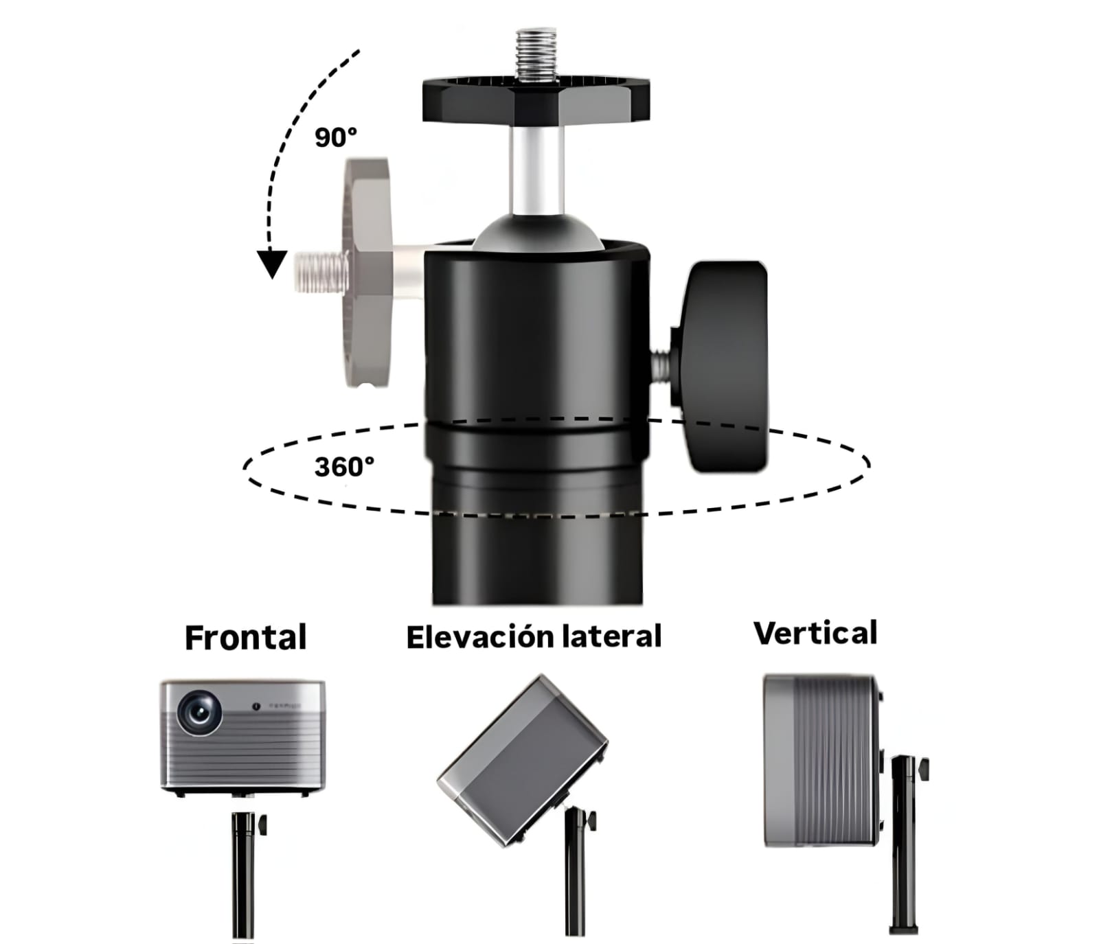 MVS3 Soporte para proyector con base de piso - Image 3