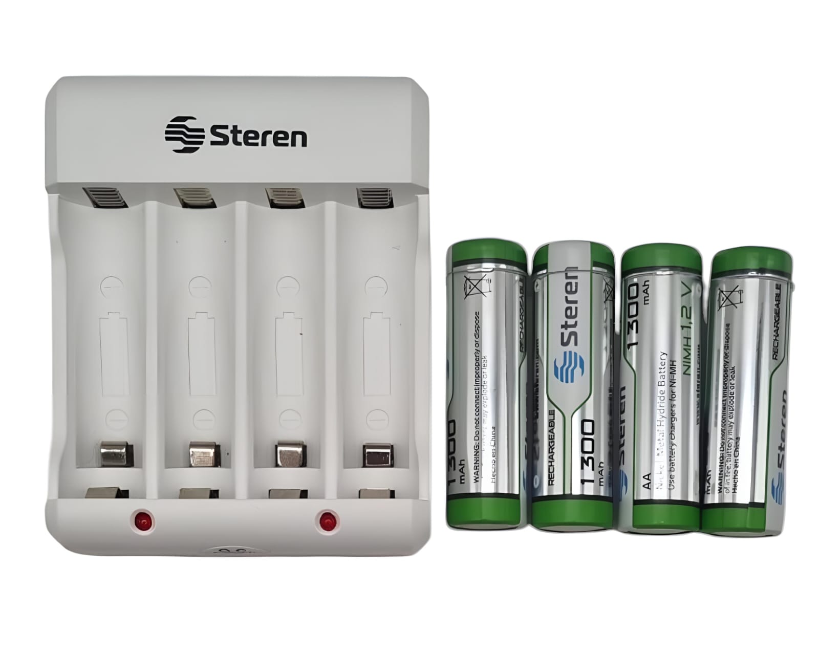 Cargador de pilas AA y AAA (Incluye 4 pilas AA) - Image 3